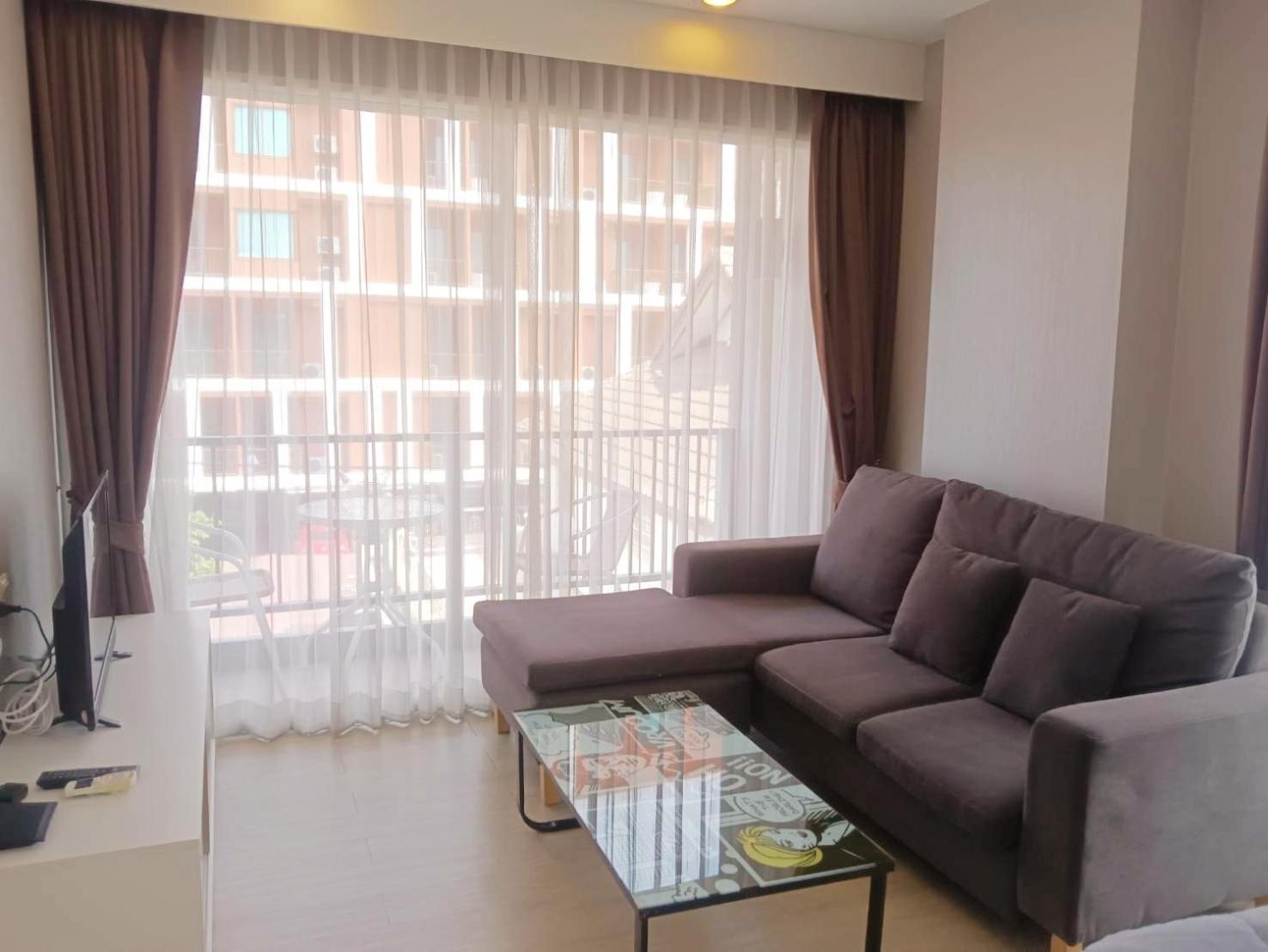 Ferienwohnung Chic Seaview @ The Patio Bangsaen Exterior foto